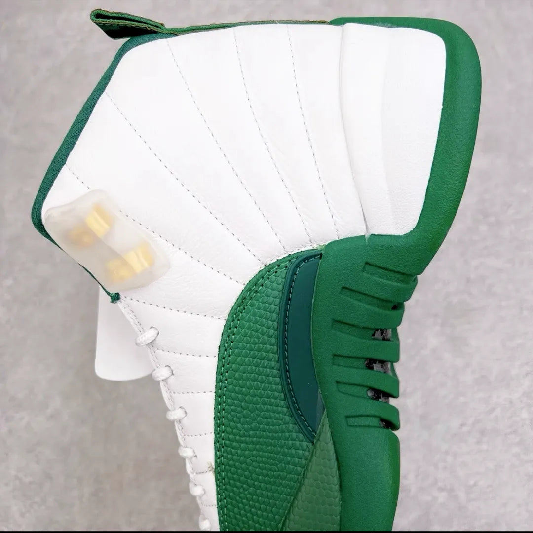 [Premium] Ray Allen X Aj 12 White Green Pe Shoes Men'S Sneakers – Nk0004280