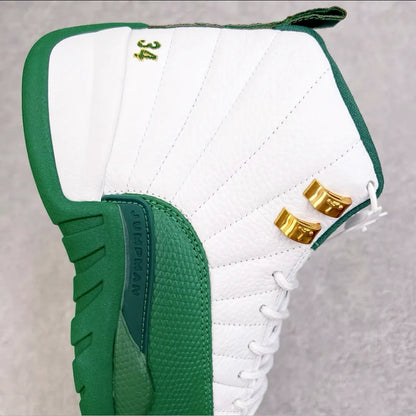 [Premium] Ray Allen X Aj 12 White Green Pe Shoes Men'S Sneakers – Nk0004280