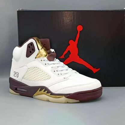 Aj 5 Earth/Golden Ticket Shoes Men'S Sneakers – Nk0004289