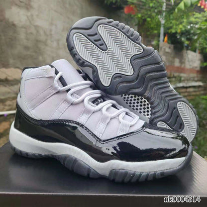 Aj 11 Grey Black Shoes Men'S Sneakers – Nk0004314