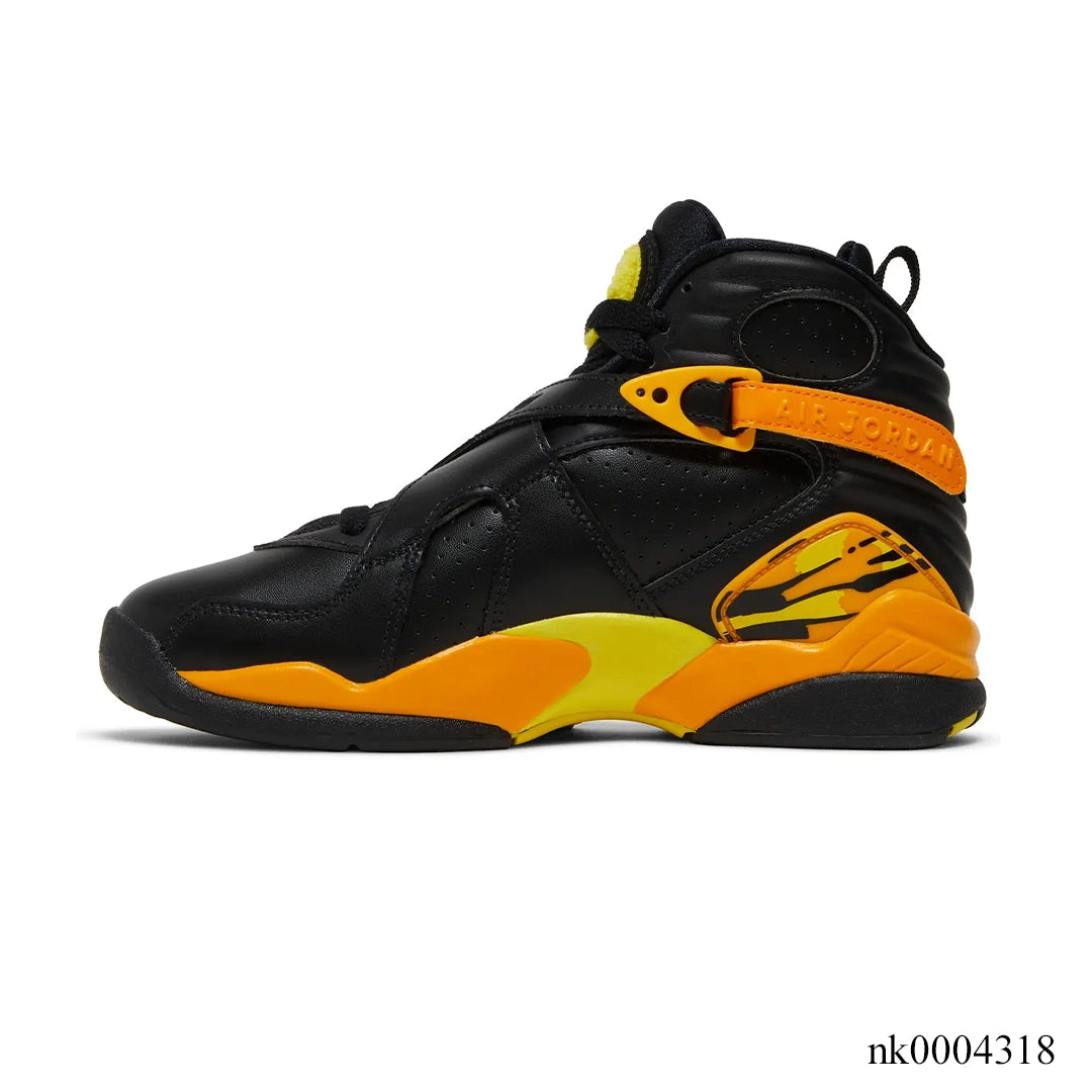AJ 8 Retro Taxi Yellow Black Shoes Women's Sneakers – Nk0004318