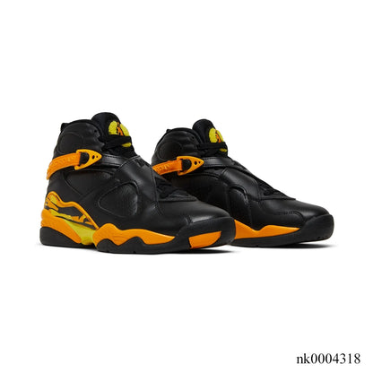 AJ 8 Retro Taxi Yellow Black Shoes Women's Sneakers – Nk0004318