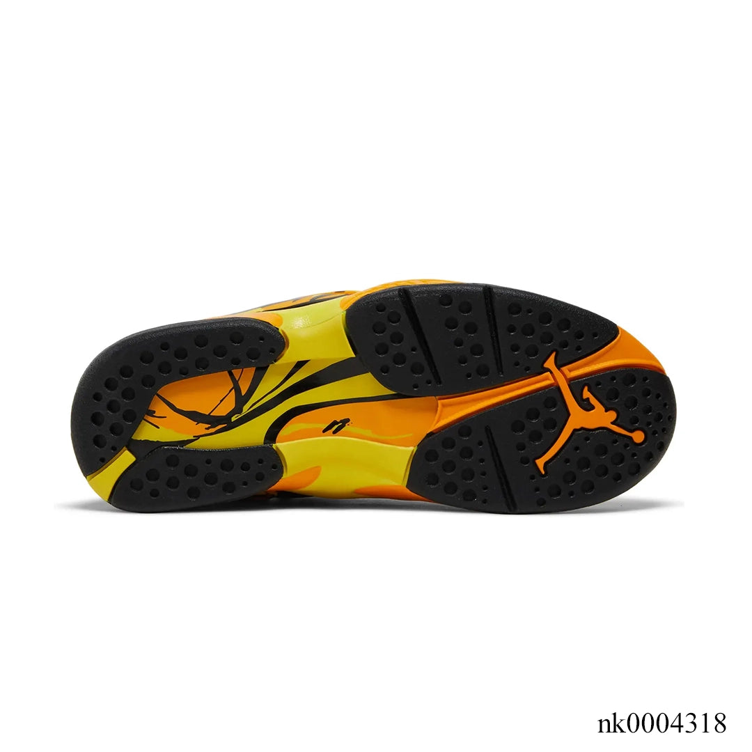 AJ 8 Retro Taxi Yellow Black Shoes Women's Sneakers – Nk0004318