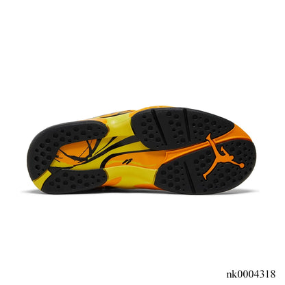 AJ 8 Retro Taxi Yellow Black Shoes Women's Sneakers – Nk0004318
