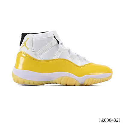 Aj 11 White Yellow Shoes Men'S Sneakers – Nk0004321
