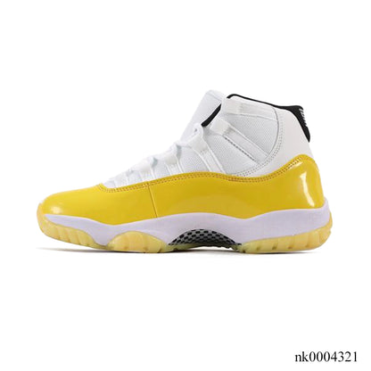 Aj 11 White Yellow Shoes Men'S Sneakers – Nk0004321