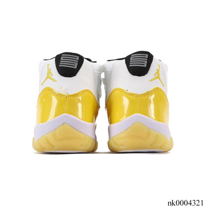 Aj 11 White Yellow Shoes Men'S Sneakers – Nk0004321