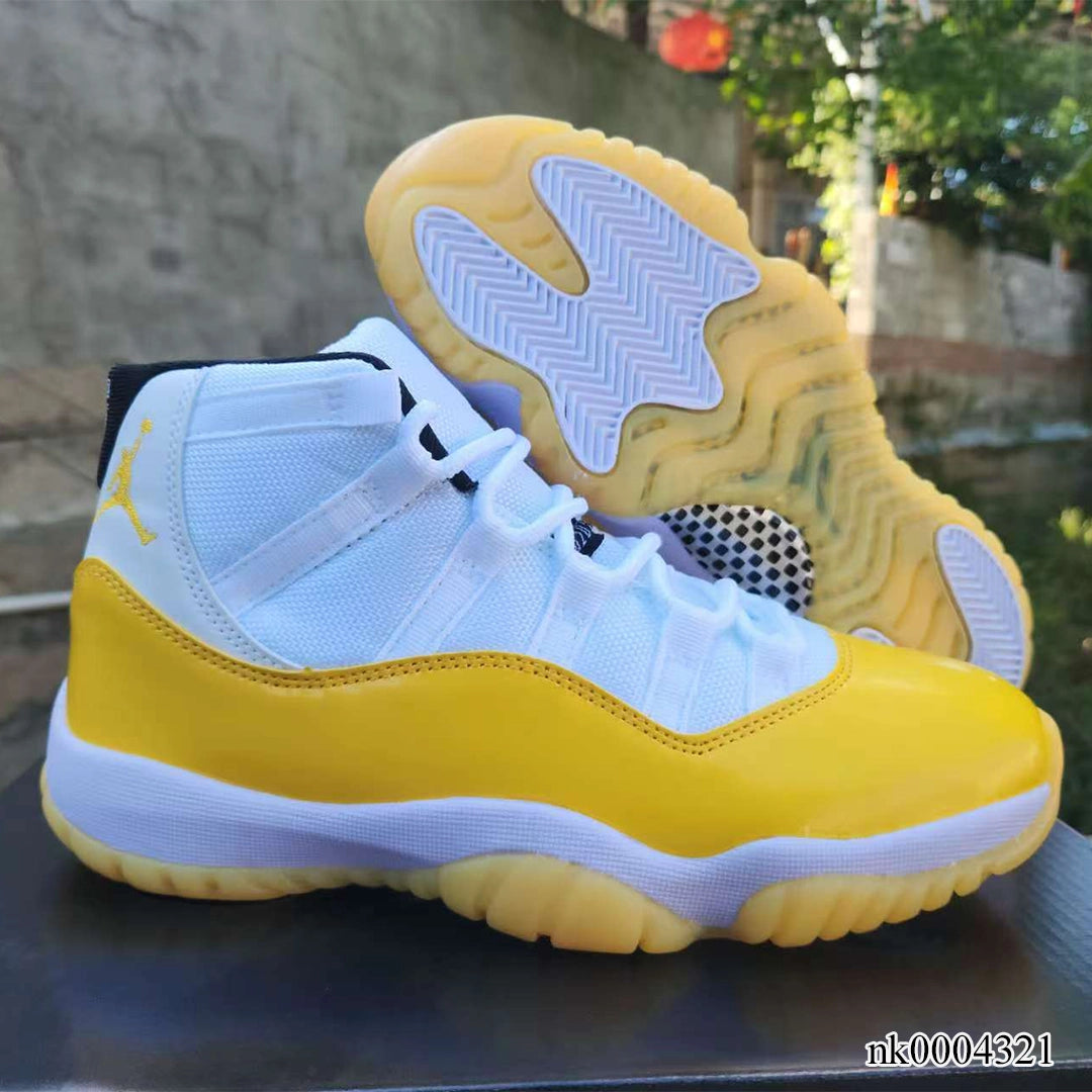 Aj 11 White Yellow Shoes Men'S Sneakers – Nk0004321