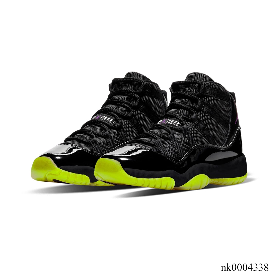 Aj 11 Black/Barely Volt Shoes Men'S Sneakers – Nk0004338