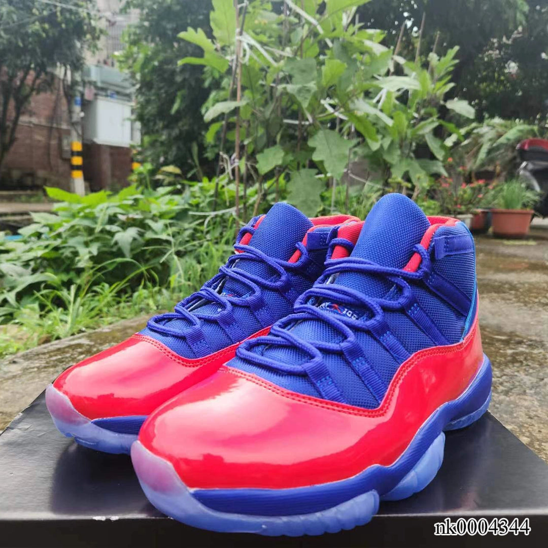Aj 11 Blue Red Shoes Men'S Sneakers – Nk0004344