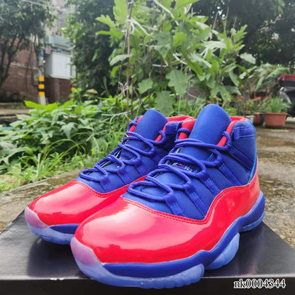 Aj 11 Blue Red Shoes Men'S Sneakers – Nk0004344