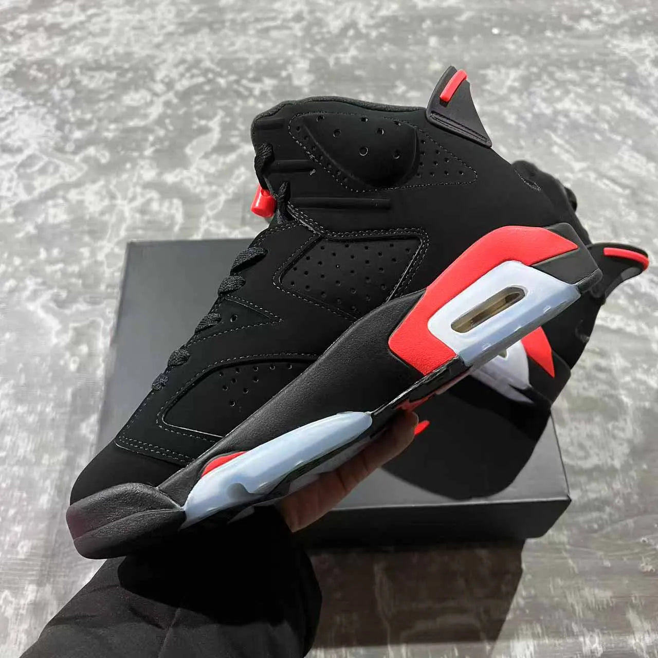 Aj 6 Retro Black Infrared (2019) Shoes Men'S Sneakers – Nk0000292