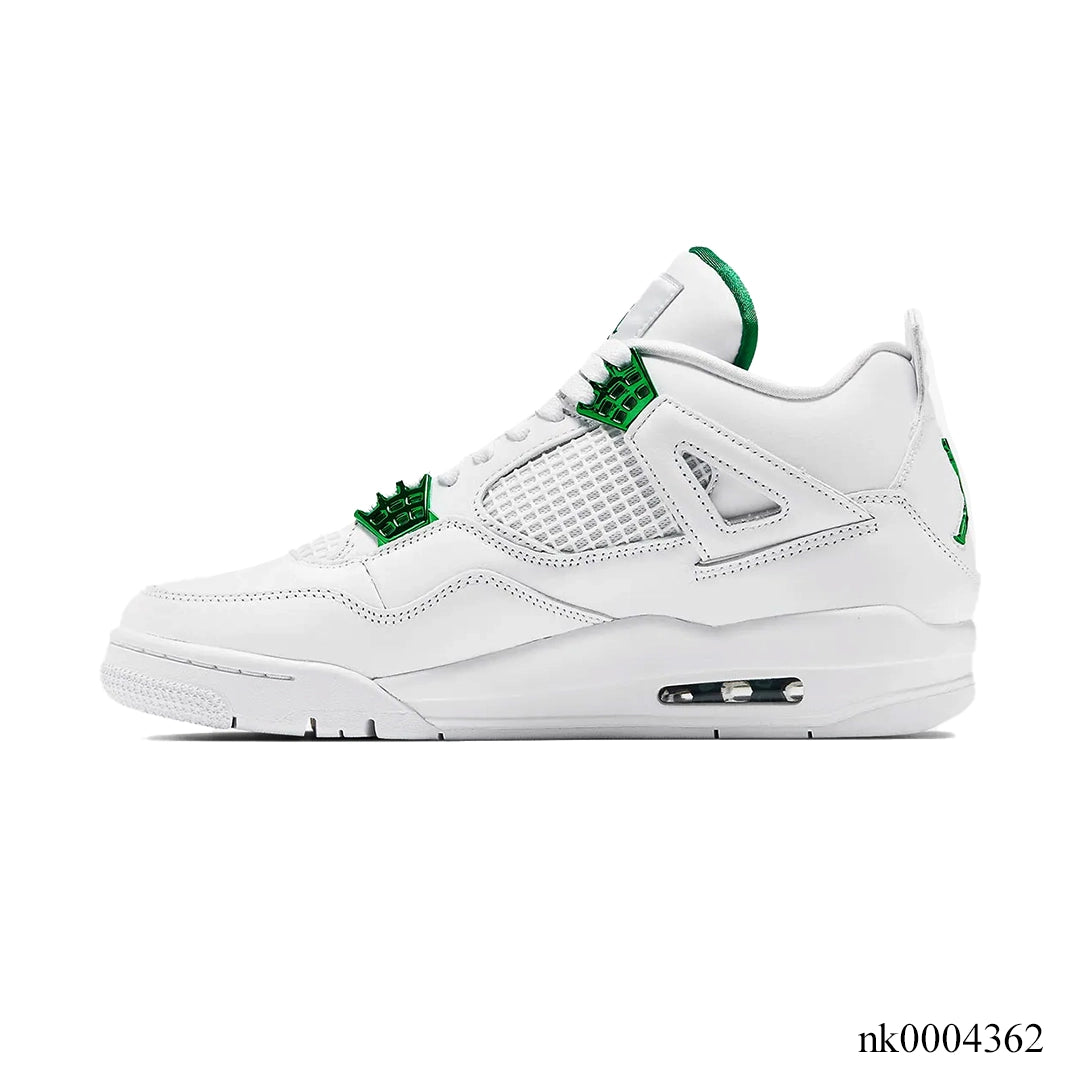 Aj 4 Metallic Green Shoes Men'S Sneakers – Nk0004362