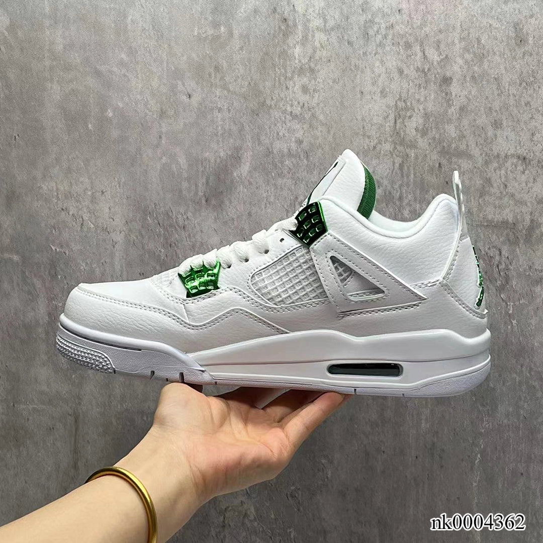 Aj 4 Metallic Green Shoes Men'S Sneakers – Nk0004362