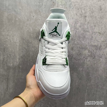 Aj 4 Metallic Green Shoes Men'S Sneakers – Nk0004362