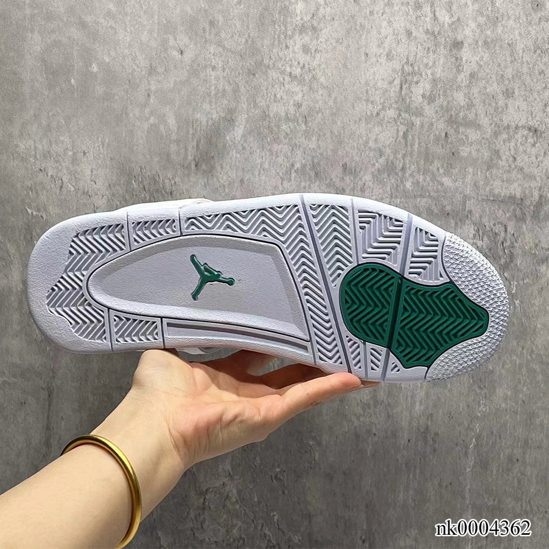 Aj 4 Metallic Green Shoes Men'S Sneakers – Nk0004362