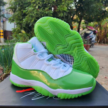 Aj 11 Lime Green Shoes Men'S Sneakers – Nk0004375