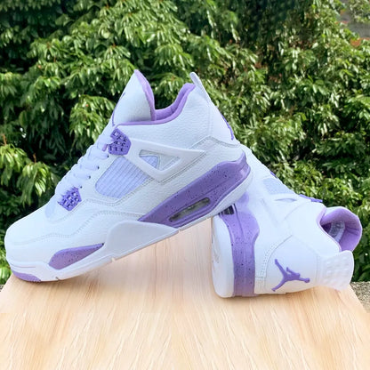 Aj 4 Purple Oreo Shoes Men'S Sneakers – Nk0004378