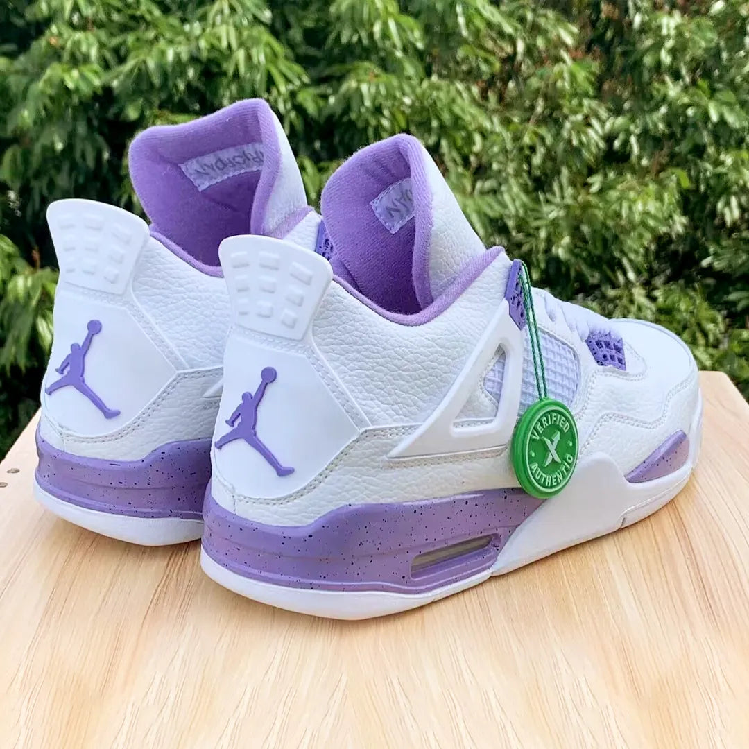 Aj 4 Purple Oreo Shoes Men'S Sneakers – Nk0004378