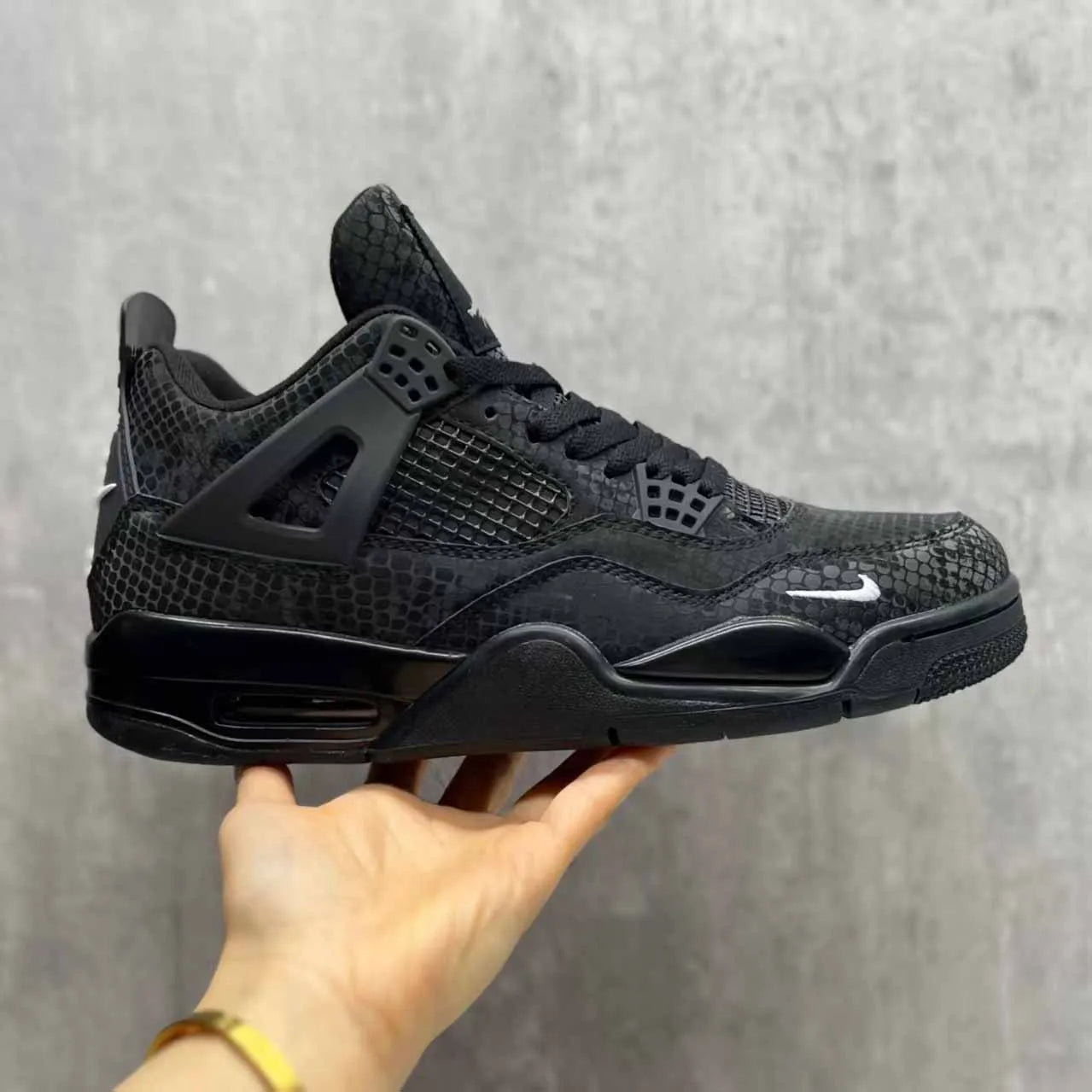 Nigel Sylvester X Aj 4 Black Mamba Shoes Men'S Sneakers – Nk0004379