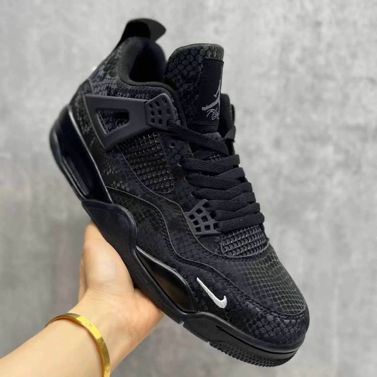 Nigel Sylvester X Aj 4 Black Mamba Shoes Men'S Sneakers – Nk0004379