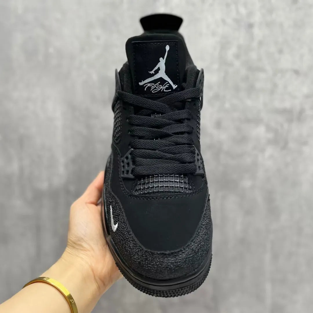 Nigel Sylvester X Aj 4 Black By Black Shoes Men'S Sneakers – Nk0004380