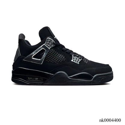 AJ 4 Black Chrome Shoes Women's Sneakers – Nk0004400