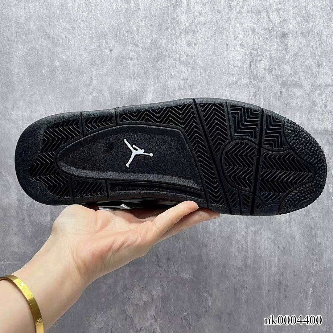 AJ 4 Black Chrome Shoes Women's Sneakers – Nk0004400