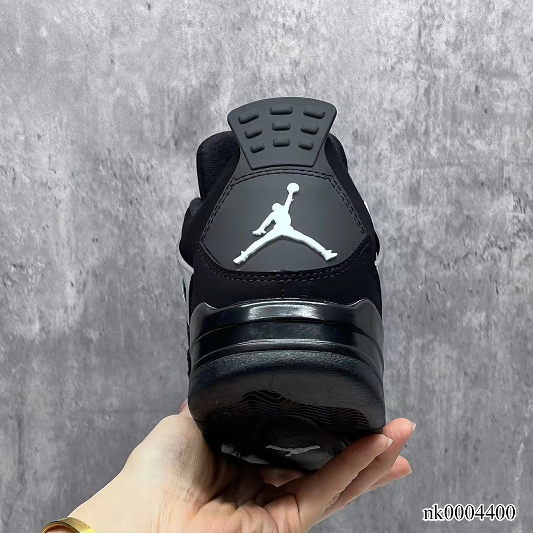 AJ 4 Black Chrome Shoes Women's Sneakers – Nk0004400