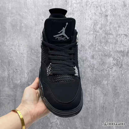 AJ 4 Black Chrome Shoes Women's Sneakers – Nk0004400
