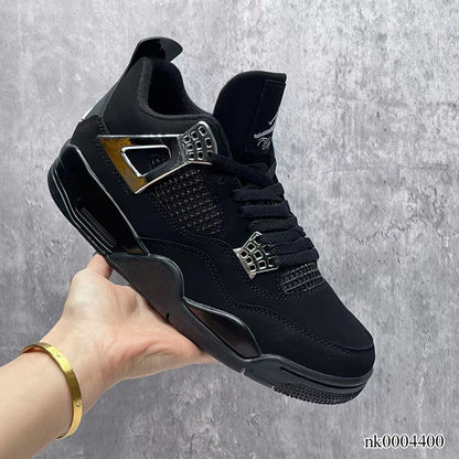 AJ 4 Black Chrome Shoes Women's Sneakers – Nk0004400