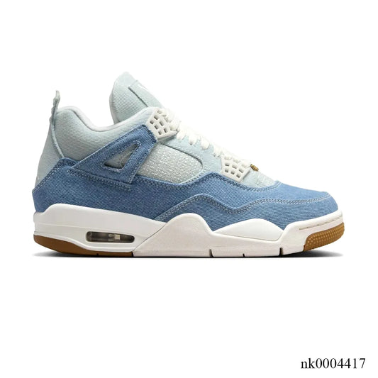 AJ 4 Denim Worn Blue Shoes Women's Sneakers – Nk0004418