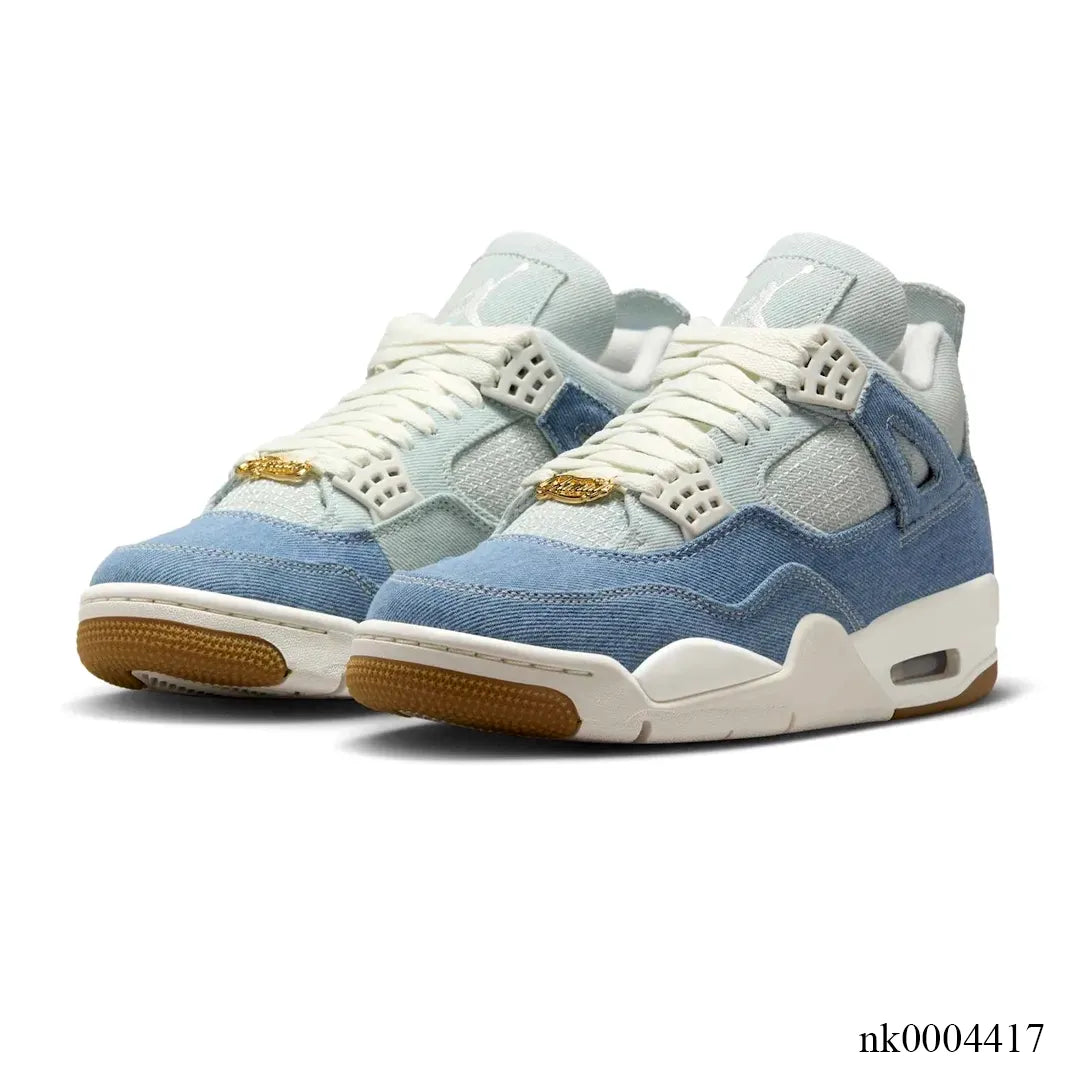 AJ 4 Denim Worn Blue Shoes Women's Sneakers – Nk0004418