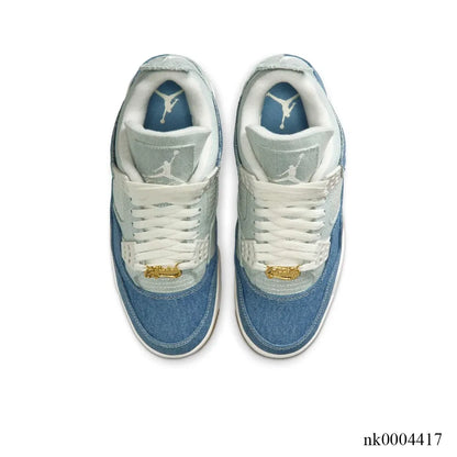 AJ 4 Denim Worn Blue Shoes Women's Sneakers – Nk0004418