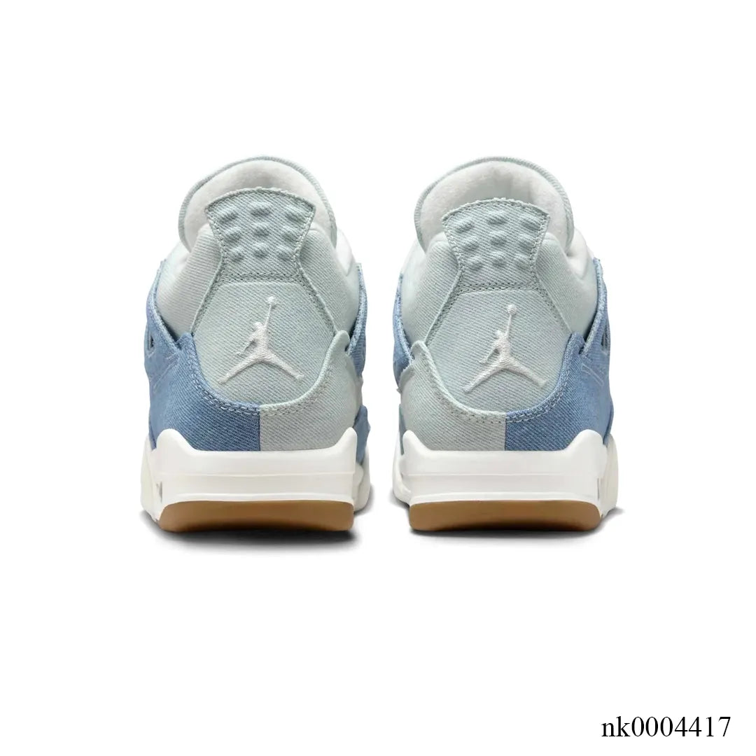 AJ 4 Denim Worn Blue Shoes Women's Sneakers – Nk0004418
