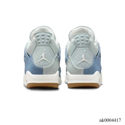 AJ 4 Denim Worn Blue Shoes Women's Sneakers – Nk0004418