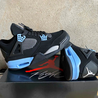 Aj 4 Black Unc Shoes Men'S Sneakers – Nk0004444