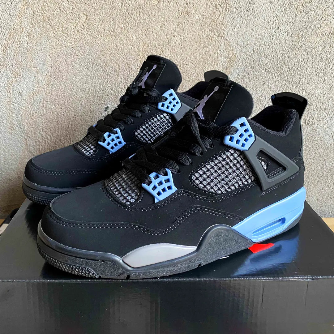 Aj 4 Black Unc Shoes Men'S Sneakers – Nk0004444