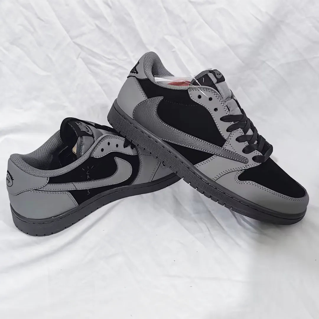 Travis Scott X Aj 1 Low Black Grey Shoes Sneaker – Nk0004451