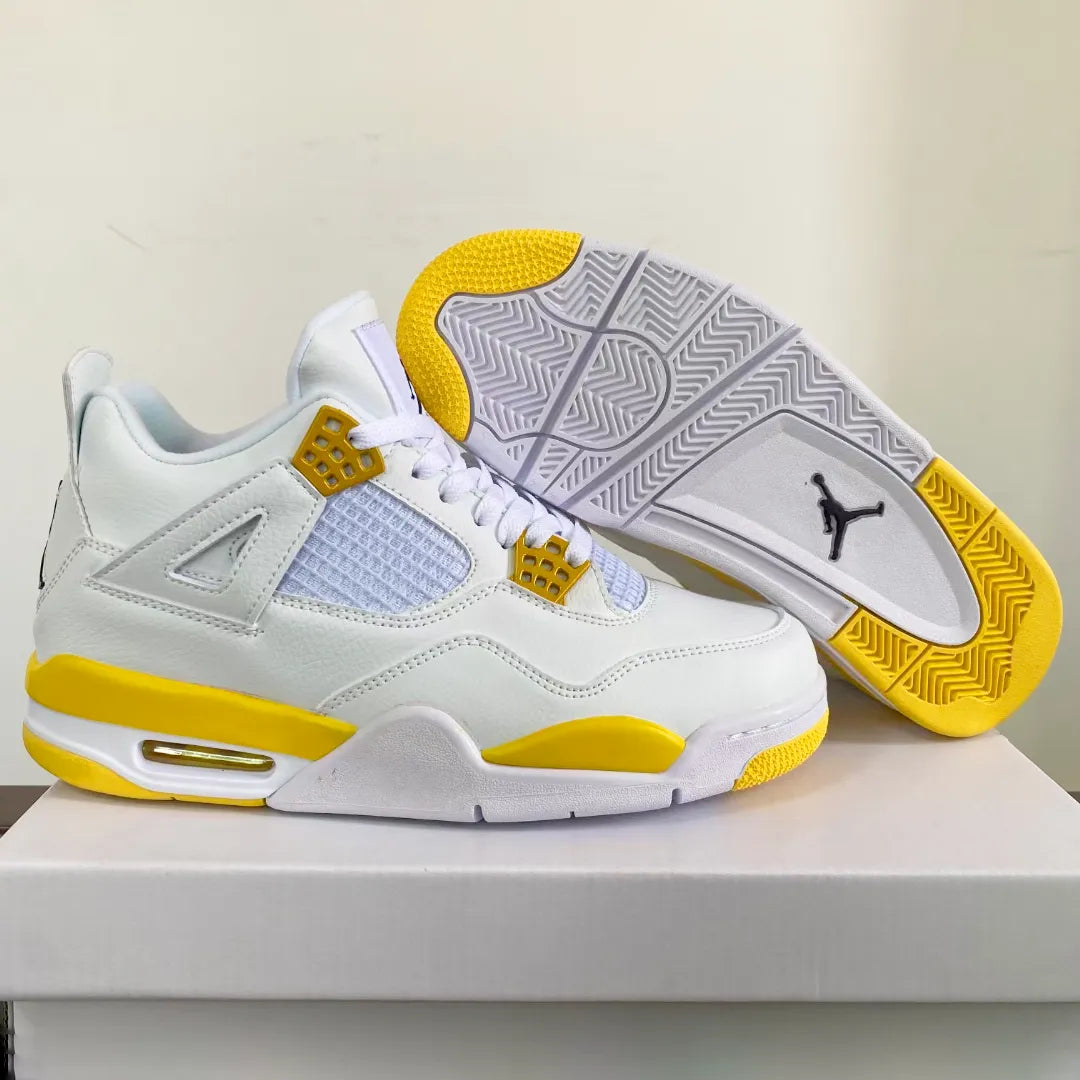 Aj 4 Vivid Sulfur Shoes Men'S Sneakers – Nk0004461