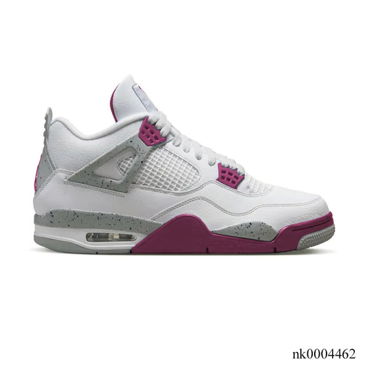 Aj 4 White Purple Cement Shoes Men'S Sneakers – Nk0004462