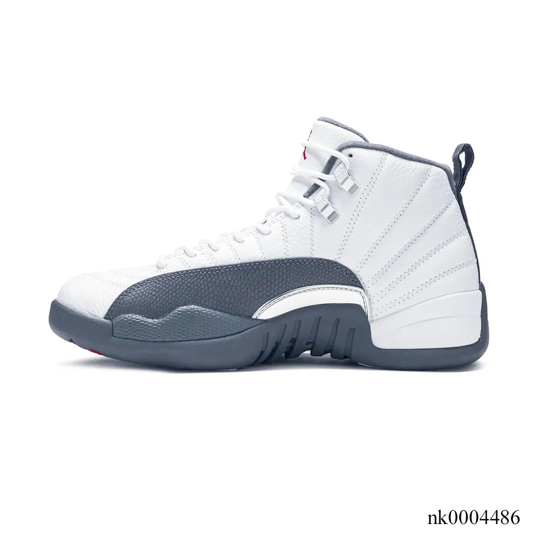 Aj 12 White Dark Grey Shoes Men'S Sneakers – Nk0004486