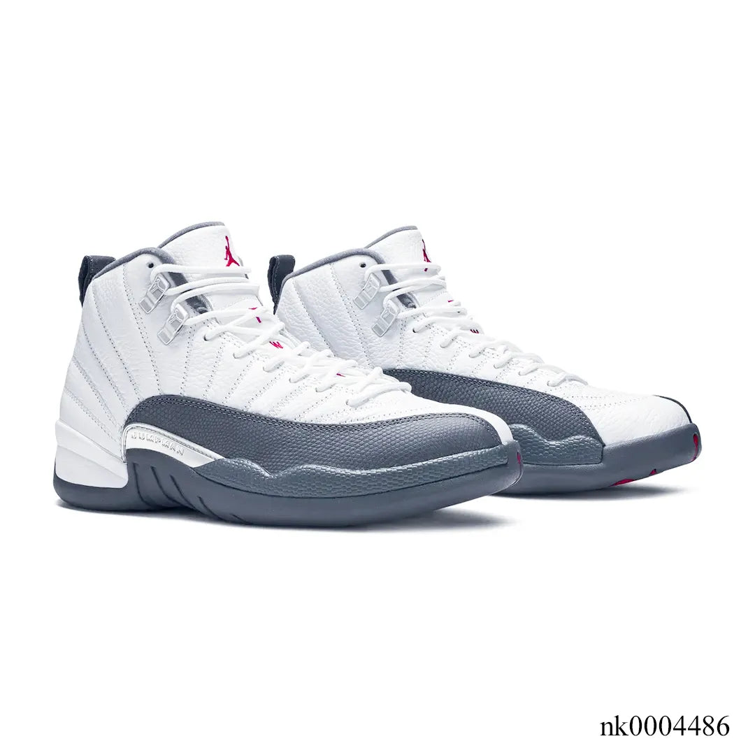 Aj 12 White Dark Grey Shoes Men'S Sneakers – Nk0004486