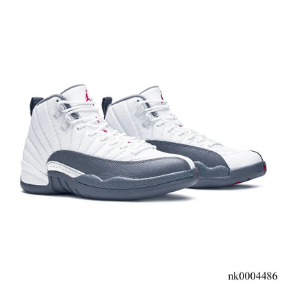 Aj 12 White Dark Grey Shoes Men'S Sneakers – Nk0004486