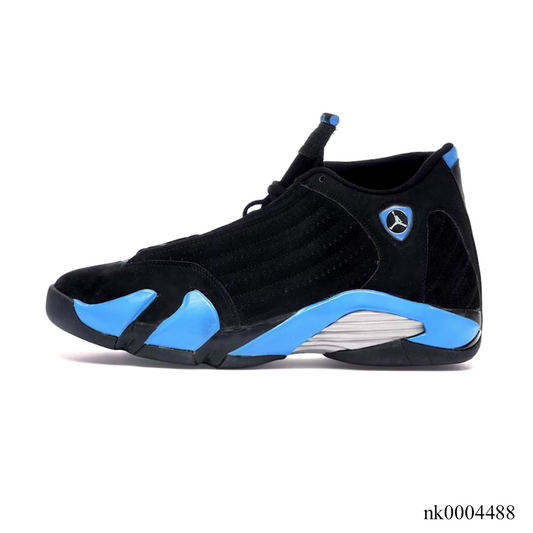 Aj 14 Black University Blue Shoes Men'S Sneakers – Nk0004488
