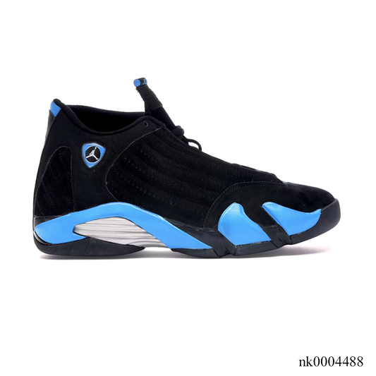 Aj 14 Black University Blue Shoes Men'S Sneakers – Nk0004488