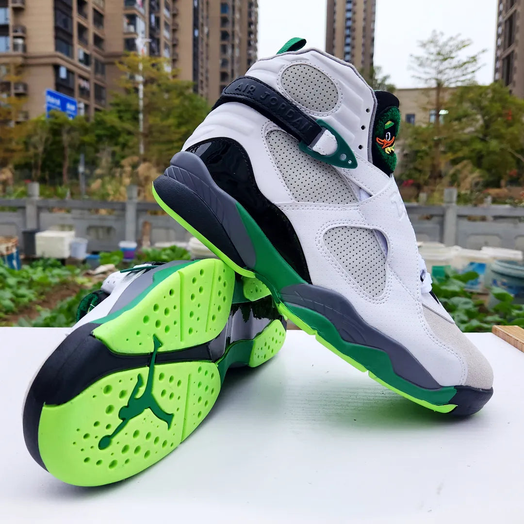 Aj 8 University Of Oregon Pe Shoes Men'S Sneakers – Nk0004530