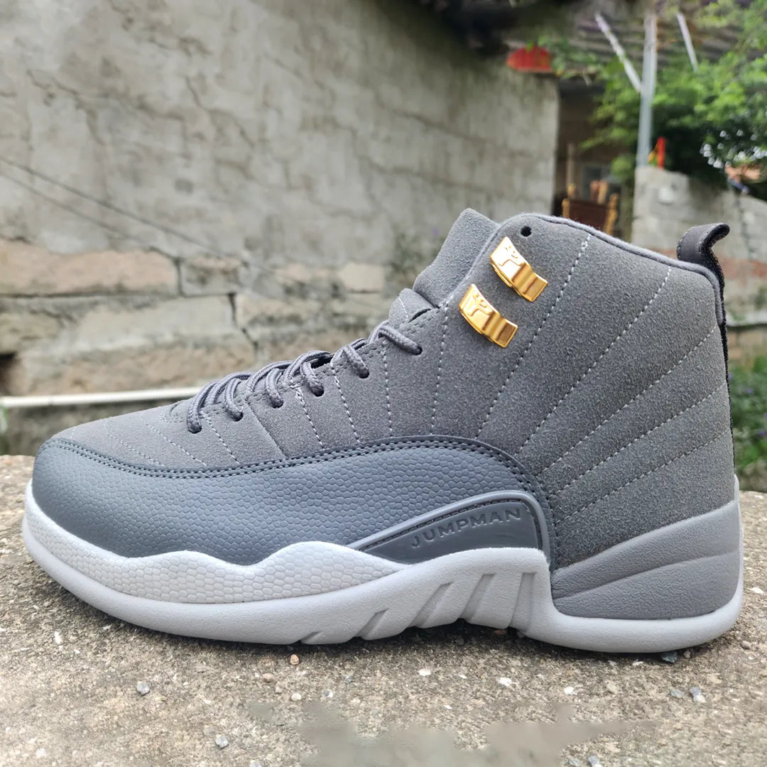 Aj 12 Dark Grey Shoes Men'S Sneakers – Nk0004540