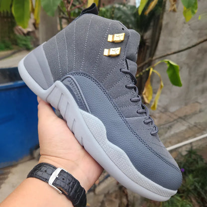 Aj 12 Dark Grey Shoes Men'S Sneakers – Nk0004540