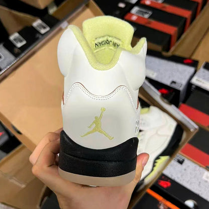 AJ 5 Luminous Green Shoes Women's Sneakers – Nk0004549